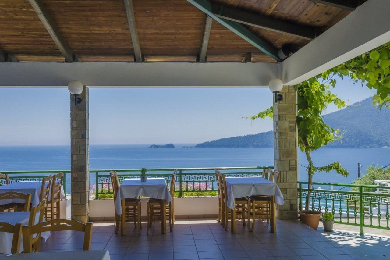 Dionysos Hotel Skála Potamiás Eksteriør bilde